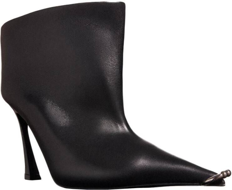 Mugler Stijlvolle Laarzen voor Trendy Looks Black Dames