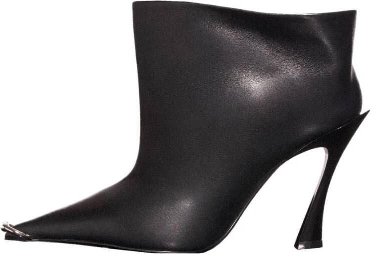 Mugler Stijlvolle Laarzen voor Trendy Looks Black Dames