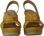 Mulberry Pre-owned Leather sandals Yellow Dames - Thumbnail 2