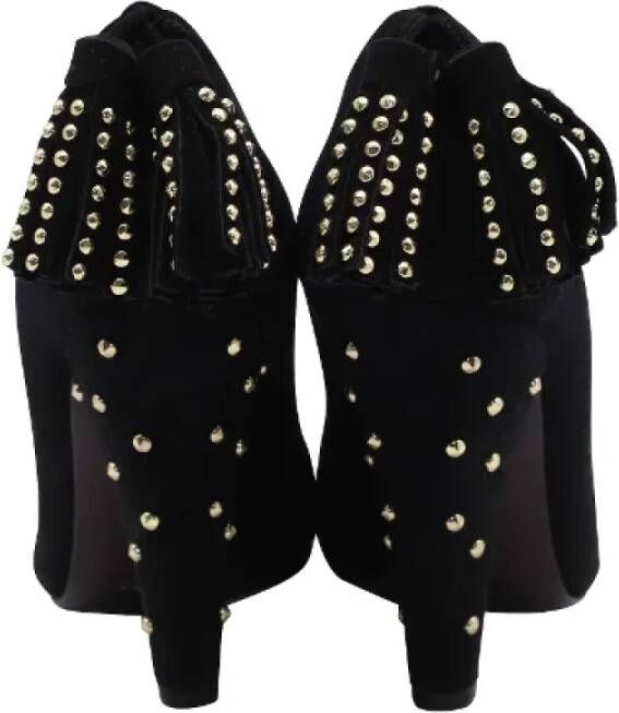 Mulberry Pre-owned Suede heels Black Dames