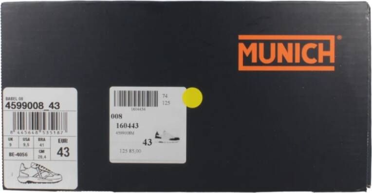 Munich Babel Sneakers voor Mannen Gray Heren
