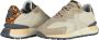 Munich Beige Casual Leren Dames Sneakers Beige Dames - Thumbnail 9
