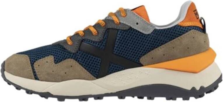 Munich Blauwe Sportieve Textiel Sneakers