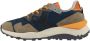 Munich Blauwe Sportieve Textiel Sneakers - Thumbnail 2