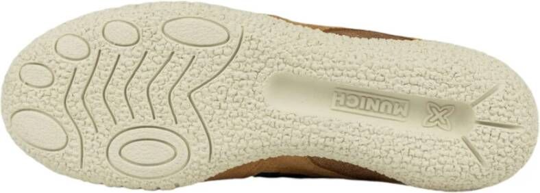 Munich Bruine Stijlvolle Sneakers Brown Heren