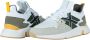 Munich Witte Sneakers met Groene en Oranje Details Multicolor Heren - Thumbnail 10