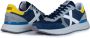 Munich Blauwe Casual Textiel Sneakers oor Heren Multicolor Heren - Thumbnail 2