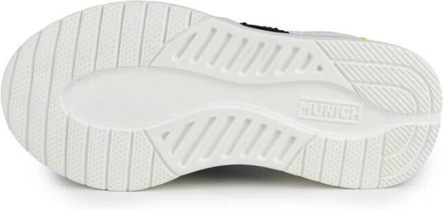 Munich Eclectische Net Sneaker White Heren