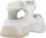 Munich Stijlvolle Platte Sandalen voor Vrouwen White Dames - Thumbnail 11
