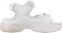 Munich Stijlvolle Platte Sandalen voor Vrouwen White Dames - Thumbnail 12