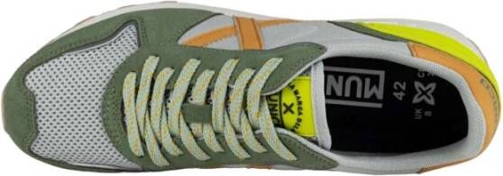 Munich Groene casual textielen sneakers oor heren Multicolor Heren