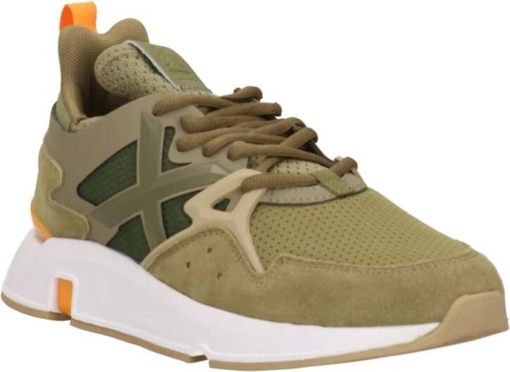 Munich Groene Suède Sneakers Lente Zomer Green Heren