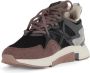 Munich Leren en stoffen sneakers voor vrouwen Black Dames - Thumbnail 2