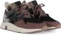 Munich Leren en stoffen sneakers voor vrouwen Black Dames - Thumbnail 4