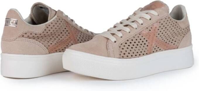 Munich Nude Platform Sneakers Multicolor Dames