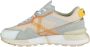 Munich Oranje Casual Textiel Sneakers oor Dames Multicolor Dames - Thumbnail 8