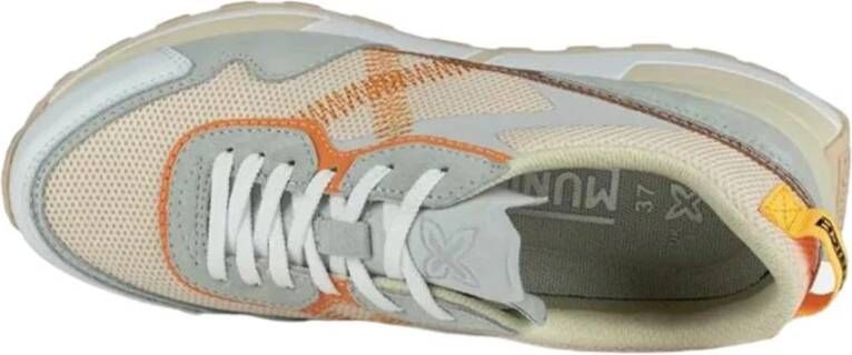 Munich Oranje Casual Textiel Sneakers oor Dames Multicolor Dames