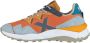 Munich Oranje Casual Textiel Sneakers oor Heren Multicolor Heren - Thumbnail 2