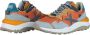 Munich Oranje Casual Textiel Sneakers oor Heren Multicolor Heren - Thumbnail 4