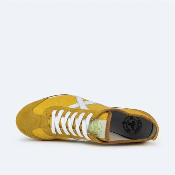 Munich Osaka 567 Sneaker Wit Geel Contrast Yellow Heren