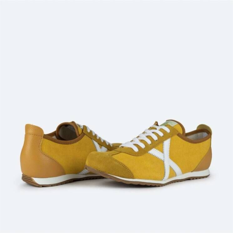 Munich Osaka 567 Sneaker Wit Geel Contrast Yellow Heren