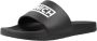 Munich Platte Slider D Logo Zwart Black Heren - Thumbnail 6