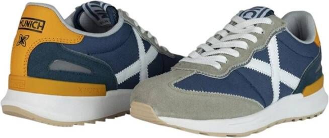 Munich Retro Atletische Sneaker voor Heren Blue Heren