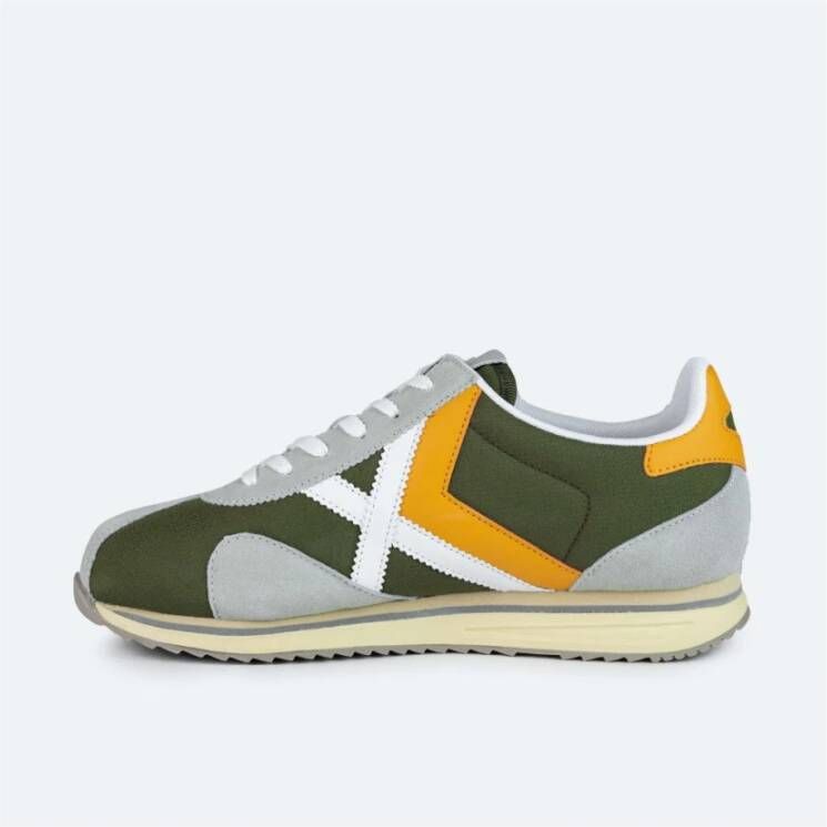 Munich Retro Casual Leren Sneakers Multicolor Heren