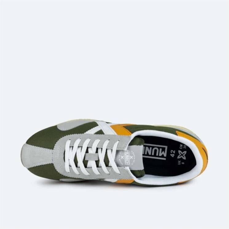 Munich Retro Casual Leren Sneakers Multicolor Heren