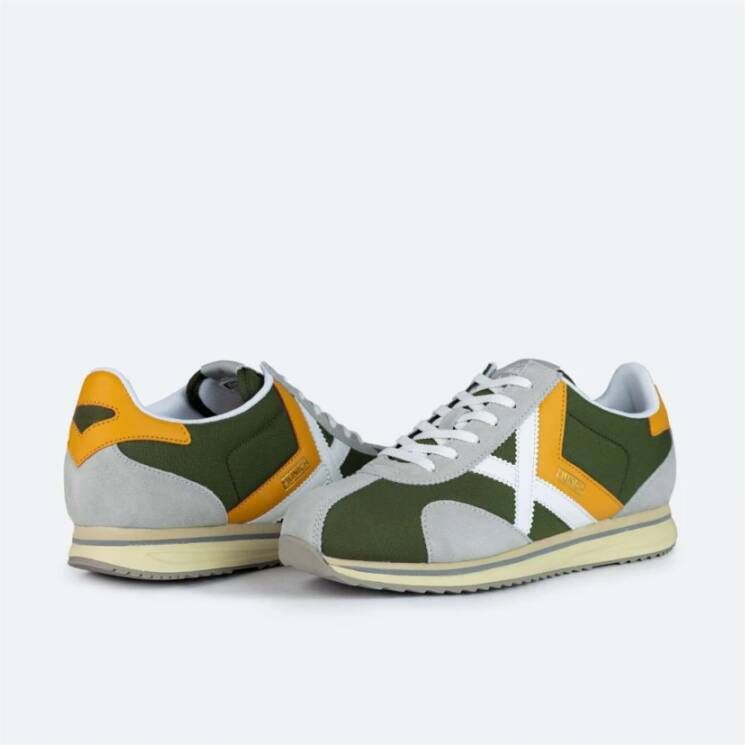 Munich Retro Casual Leren Sneakers Multicolor Heren