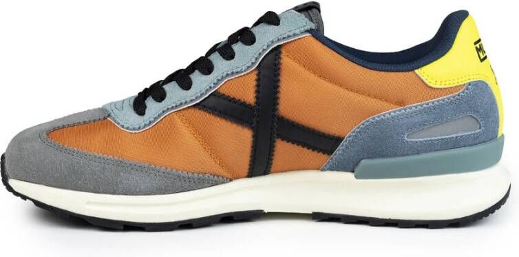 Munich Retro Dynamo Sneaker Oranje Multicolor Heren