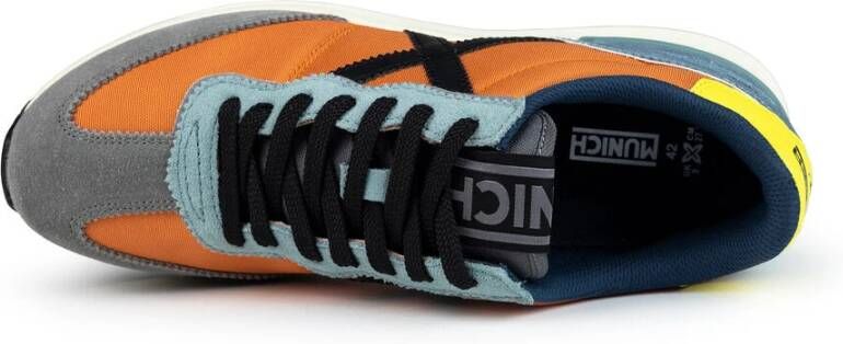 Munich Retro Dynamo Sneaker Oranje Multicolor Heren