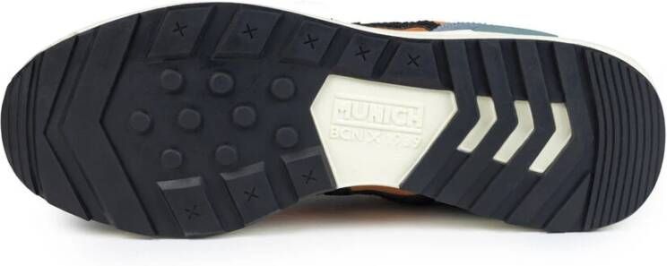 Munich Retro Dynamo Sneaker Oranje Multicolor Heren