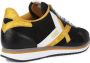 Munich Retro Geïnspireerde Veterschoenen Zwart Goud Multicolor Heren - Thumbnail 8