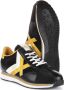 Munich Retro Geïnspireerde Veterschoenen Zwart Goud Multicolor Heren - Thumbnail 10