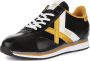 Munich Retro Geïnspireerde Veterschoenen Zwart Goud Multicolor Heren - Thumbnail 11