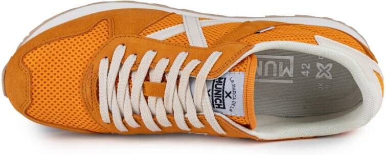 Munich Retro Running Sneaker La Massana Orange Heren