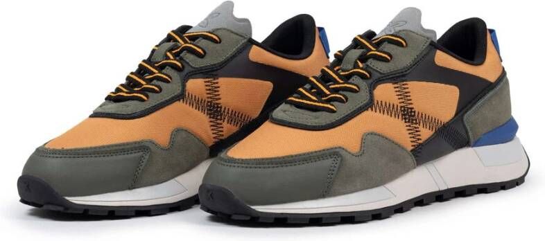 Munich Retro-sportieve Pulsar Oranje Sneakers Multicolor Heren