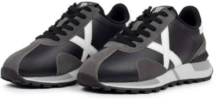 Munich Retro Stijl Zwarte Sneaker