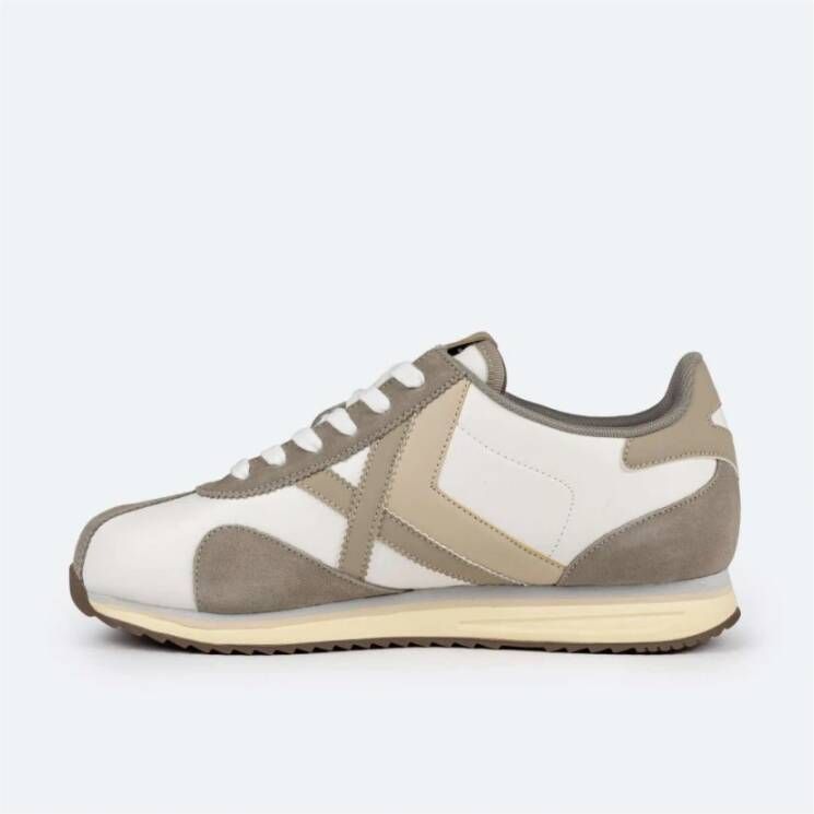 Munich Retro Street Style Sneakers Beige Heren
