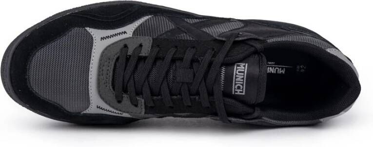 Munich Rock Stijl Zwarte Sneakers Black Heren