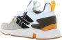 Munich Witte Sneakers met Groene en Oranje Details Multicolor Heren - Thumbnail 5