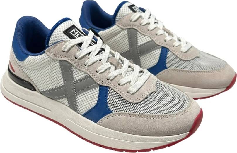 Munich Sneaker van suède en nylon rubberen zool Multicolor Heren