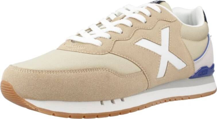 Munich Stijlvolle Dash Sneakers voor Mannen Beige Heren