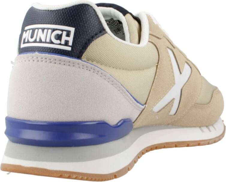 Munich Stijlvolle Dash Sneakers voor Mannen Beige Heren