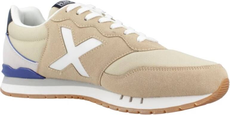 Munich Stijlvolle Dash Sneakers voor Mannen Beige Heren