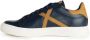 Munich Blauw Navy Leren Sneakers Rete 82 Blauw Heren - Thumbnail 5