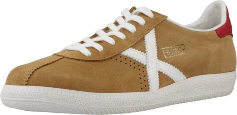 Munich Stijlvolle Sneakers voor Mannen Brown Heren