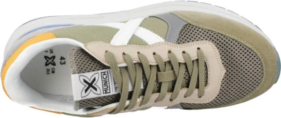 Munich Stijlvolle Herensneakers Green Heren