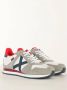 Munich Massana 434 Sneaker shoes in Suede Mesh fabric Us22Mu13 8620434 Grijs Heren - Thumbnail 11